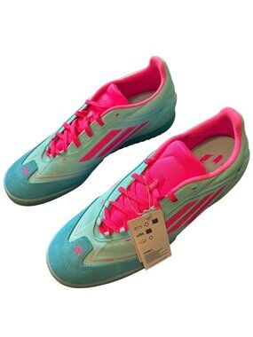 NEW Adidas F50 Freestyle Messi Men's 11, Women's 12 Aqua Hot Pink